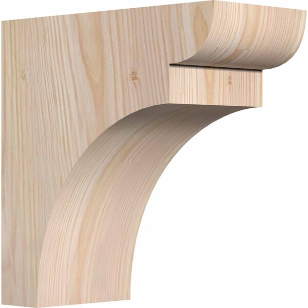 Ekena Millwork Yorktown Smooth Corbel, Douglas Fir, 5 1/2"W x 12"D x 12"H COR06X12X12YOR00SDF - main